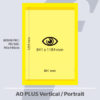 PosterFix® Serie PLUS A0 Vertical Amarelo