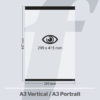 PosterFix® A3 Vertical Preto