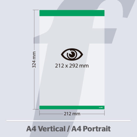 PosterFix® A4 Vertical Verde