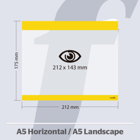 PosterFix® A5 Horizontal Amarelo