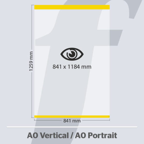 PosterFix® A0 Vertical Amarelo